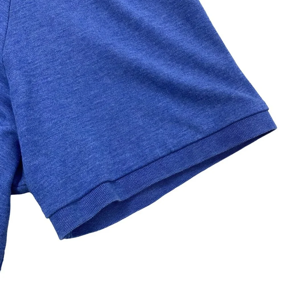 Polo Ralph Lauren Navy Blue Heather Classic Fit Polo Shirt Color Block Pony XXL